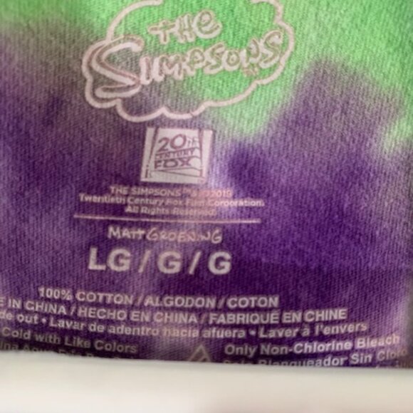 LISA SIMPSON TYE DYE WOMENS TEE - Picture 3 of 4